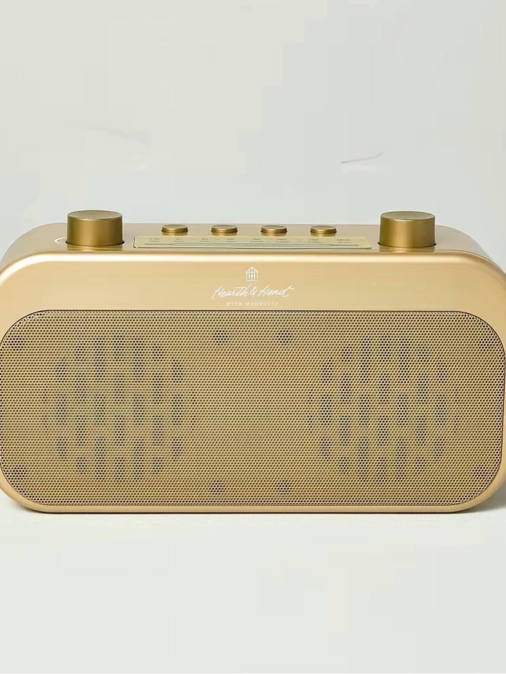 Hearth & Hand Metallic Gold Portable Speaker